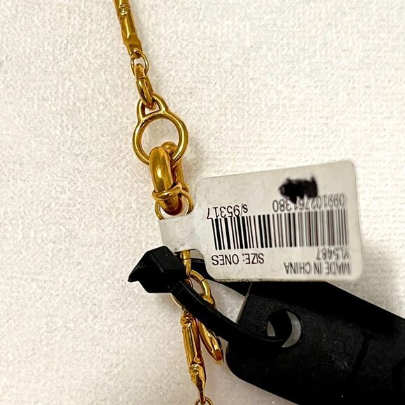J Crew yellow and gold necklace 30” - Picture 3 of 8